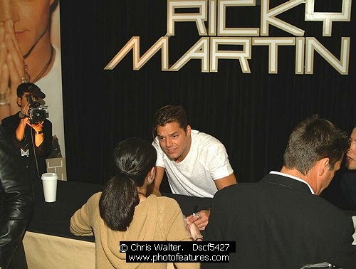 Photo of Ricky Martin by Chris Walter , reference; Dscf5427,www.photofeatures.com