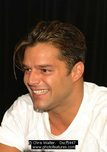 Photo of Ricky Martin by Chris Walter , reference; Dscf5447,www.photofeatures.com