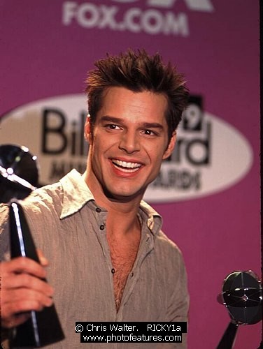 Photo of Ricky Martin by Chris Walter , reference; RICKY1a,www.photofeatures.com