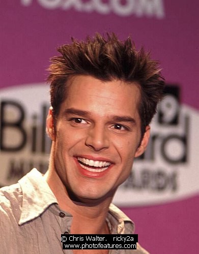 Photo of Ricky Martin by Chris Walter , reference; ricky2a,www.photofeatures.com