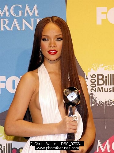 Photo of Rihanna by Chris Walter , reference; DSC_0702a,www.photofeatures.com