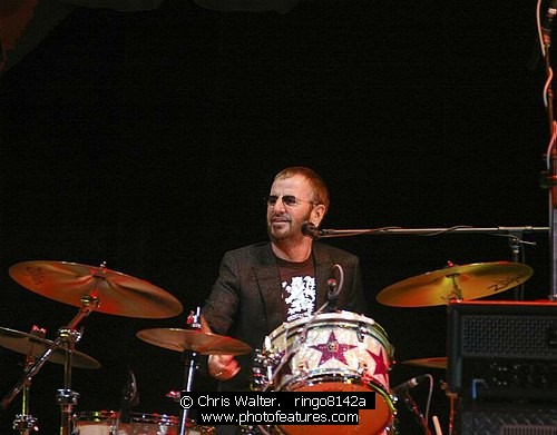 Photo of Ringo Starr by Chris Walter , reference; ringo8142a,www.photofeatures.com