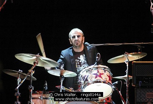 Photo of Ringo Starr by Chris Walter , reference; ringo8144a,www.photofeatures.com
