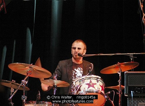 Photo of Ringo Starr by Chris Walter , reference; ringo8145a,www.photofeatures.com