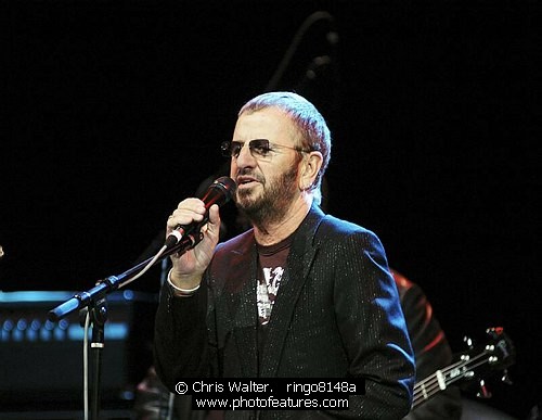 Photo of Ringo Starr by Chris Walter , reference; ringo8148a,www.photofeatures.com
