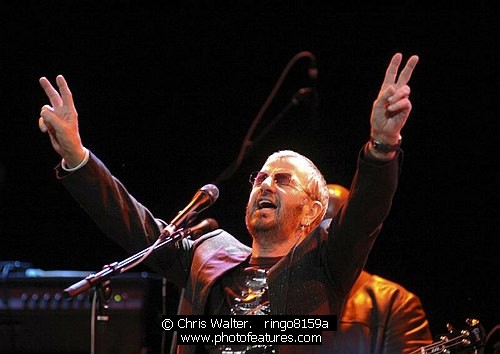 Photo of Ringo Starr by Chris Walter , reference; ringo8159a,www.photofeatures.com