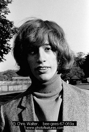 Photo of Robin Gibb for media use , reference; bee-gees-67-069a,www.photofeatures.com