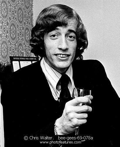 Photo of Robin Gibb for media use , reference; bee-gees-69-078a,www.photofeatures.com