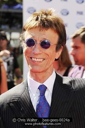 Photo of Robin Gibb for media use , reference; bee-gees-8824a,www.photofeatures.com