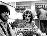 Photo of Bee Gees 1971 Barry Gibb and Robin Gibb