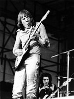 Photo of Robin Trower 1975 at Reading Festival<br> Chris Walter<br>