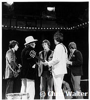 Rolling Stones 1967 on Top Of The Pops Bill Wyman Brian Jones Mick Jagger Keith Richards Charlie Watts<br> Chris Walter