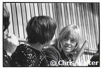 Rolling Stones 1968  Brian Jones with Keith Moon at Rock & Roll Circus<br>