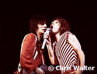 Rolling Stones 1976 Ron Wood and Mick Jagger<br> Chris Walter<br>