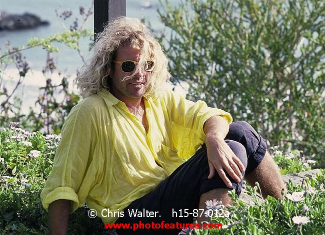 Photo of Sammy Hagar for media use , reference; h15-87-012a,www.photofeatures.com