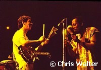 Santana 1972 Carlos Santana and Leon Thomas<br> Chris Walter<br>