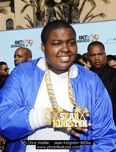 Photo of Sean Kingston by Chris Walter , reference; sean-kingston-4659a,www.photofeatures.com