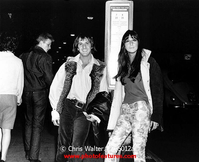 Photo of Sonny and Cher for media use , reference; s05012a,www.photofeatures.com