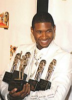 Photo of Usher<br><br>at the 2005 Soul Train Awards at Paramount Studios in Hollywood, February 28th 2005. Photo by Chris Walter / Photofeatures