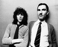 Photo of Spaks 1974 ussell Mael and Ron Mael<br> Chris Walter<br>