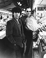 Photo of Sparks 1981 Russell Mael and Ron Mael<br> Chris Walter<br>