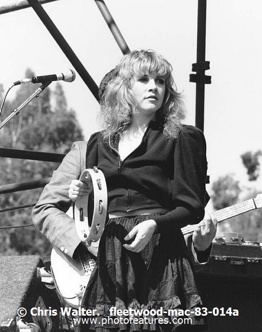 Photo of Stevie Nicks for media use , reference; fleetwood-mac-83-014a,www.photofeatures.com