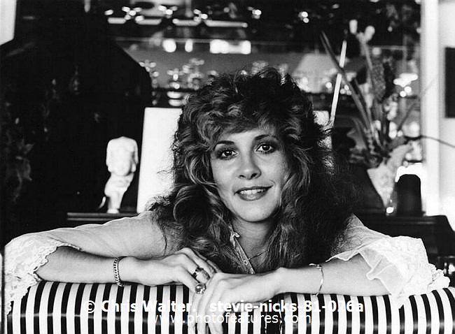 Photo of Stevie Nicks for media use , reference; stevie-nicks-81-026a,www.photofeatures.com