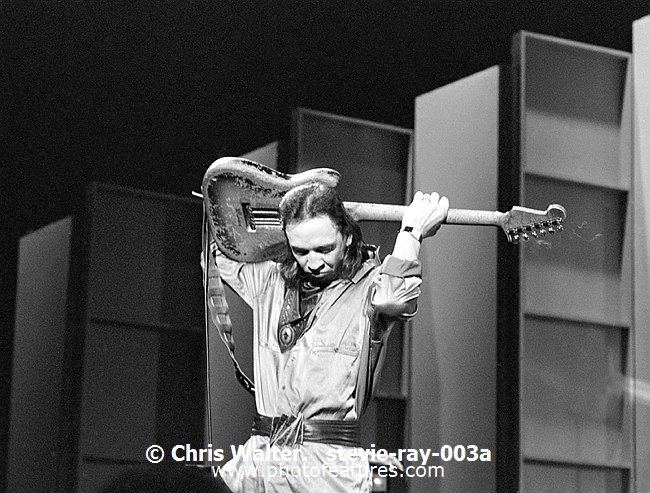 Photo of Stevie Ray Vaughan for media use , reference; stevie-ray-003a,www.photofeatures.com