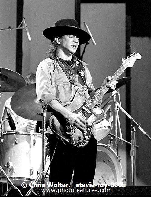 Photo of Stevie Ray Vaughan for media use , reference; stevie-ray-006a,www.photofeatures.com