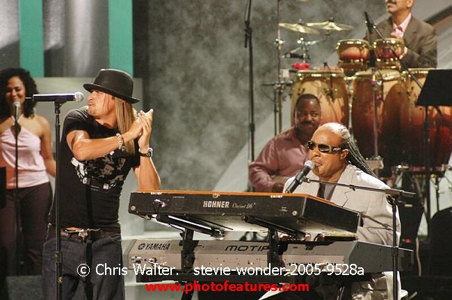 Photo of Stevie Wonder for media use , reference; stevie-wonder-2005-9528a,www.photofeatures.com