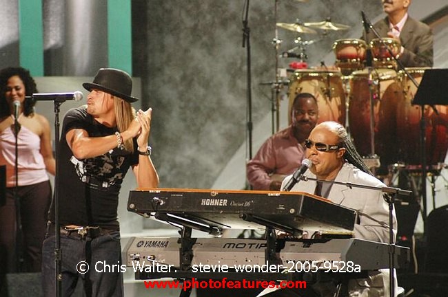 Photo of Stevie Wonder for media use , reference; stevie-wonder-2005-9528a,www.photofeatures.com