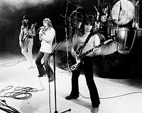 Photo of The Sweet 1977 Andy Scott, Brian Connolly, Steve Priest an Mick Tucker<br> Chris Walter<br>