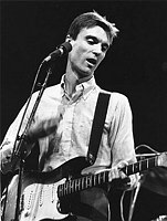 Photo of Talking Heads 1980 David Byrne<br> Chris Walter<br>