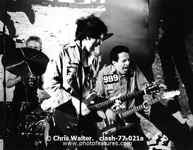 Photo of The Clash for media use , reference; clash-77-021a,www.photofeatures.com