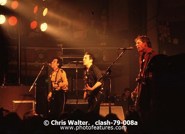 Photo of The Clash for media use , reference; clash-79-008a,www.photofeatures.com