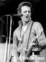 The Clash 1979 Joe Strummer at Tribal Stomp in Monterey.<br> Chris Walter