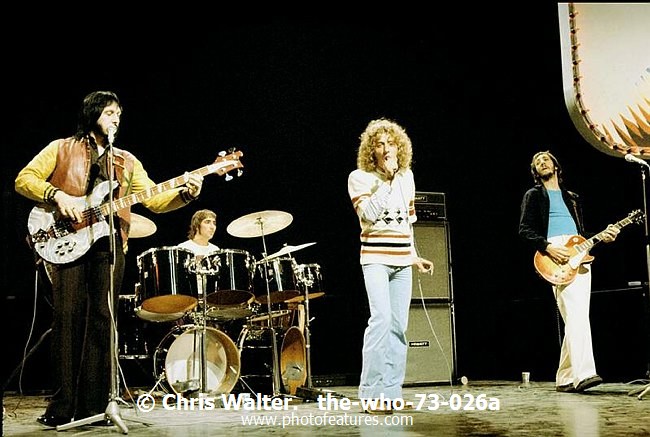 Photo of The Who for media use , reference; the-who-73-026a,www.photofeatures.com