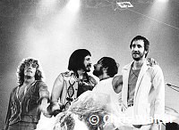 The Who 1976 Roger Daltrey, John Entwistle, Keith Moon and Pete Townshend at Charlton