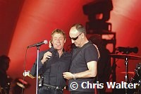 The Who 2002  Pete Townshend and Roger Daltrey at the Hollywood Bowl at beginning of their first show after the death of their co-founder John Entwistle.