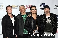 U2 Larry Mullen, Jr., Adam Clayton, Bono and The Edge at the 2011 Billboard Music Awards at the MGM Grand Arena in Las Vegas, May 22nd 2011.<br><br>Photo by Chris Walter/Photofeatures