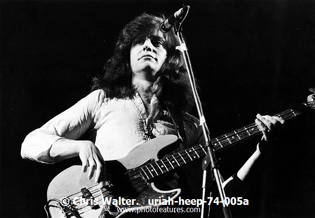 Photo of Uriah Heep for media use , reference; uriah-heep-74-005a,www.photofeatures.com