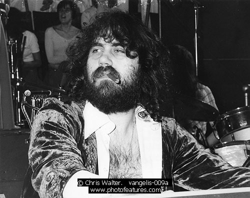 Photo of Vangelis by Chris Walter , reference; vangelis-009a,www.photofeatures.com
