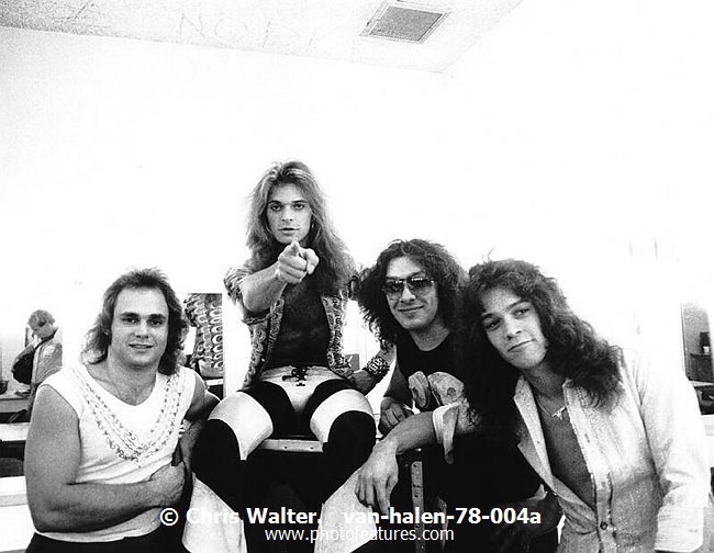 Photo of Van Halen for media use , reference; van-halen-78-004a,www.photofeatures.com