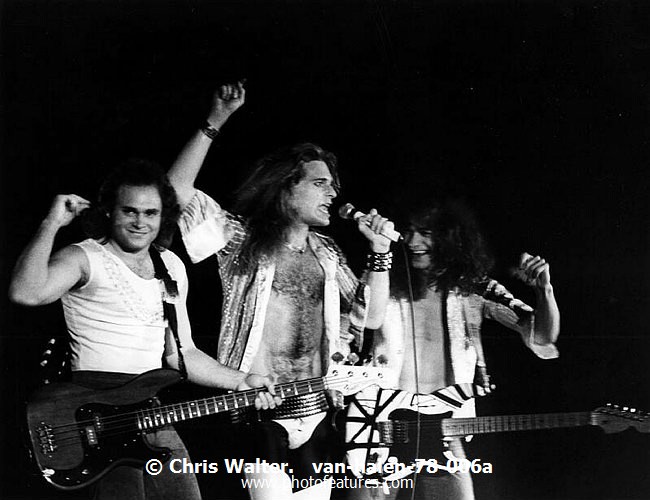 Photo of Van Halen for media use , reference; van-halen-78-006a,www.photofeatures.com