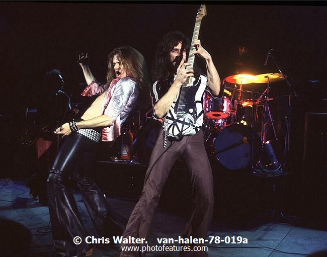 Photo of Van Halen for media use , reference; van-halen-78-019a,www.photofeatures.com