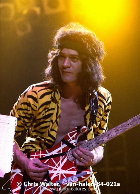 Photo of Van Halen for media use , reference; van-halen-84-021a,www.photofeatures.com