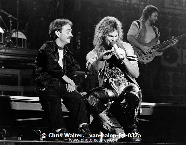 Photo of Van Halen for media use , reference; van-halen-84-037a,www.photofeatures.com