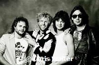 Van Halen 1985 Michael Anthony, Sammy Hagar, Eddie Van Halen and Alex Van Halen<br> Chris Walter
