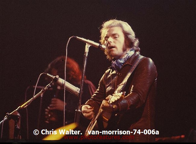 Photo of Van Morrison for media use , reference; van-morrison-74-006a,www.photofeatures.com