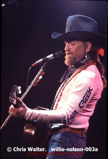 Photo of Willie Nelson for media use , reference; willie-nelson-003a,www.photofeatures.com